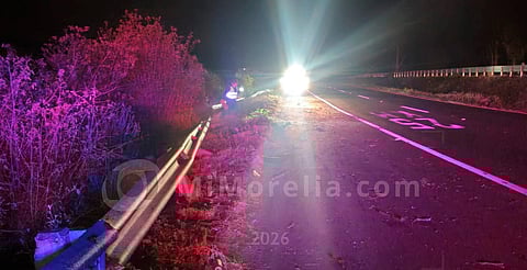 Muere hombre calcinado tras accidente en la Morelia-Pátzcuaro