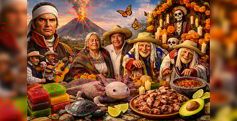 El Paricutín, el ajolote de Pátzcuaro y la mariposa monarca, tesoros naturales del estado