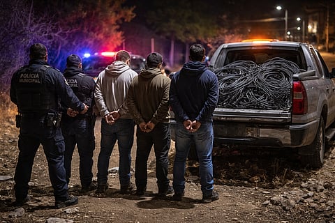 Vinculan a proceso a cinco personas por su posible relación en el robo de cableado en Morelia