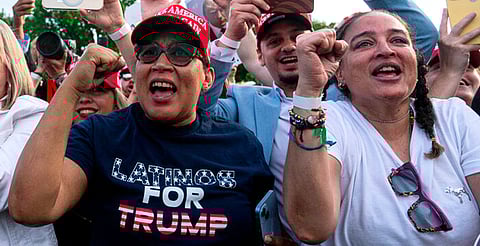 En 2024, Trump obtuvo el mayor porcentaje del voto latino republicano