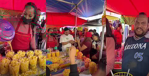 Critican a negocio de gaspachos en Morelia por "tracalearse" a Alex Serrano; "le dieron menos"