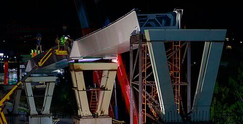 ¡Atentos! Por el montaje de trabes habrá cierre nocturno en el Periférico, a la altura de la FGE