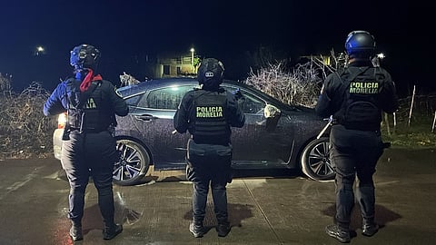 Policía Morelia recupera vehículo con reporte de robo en la tenencia de Tacícuaro