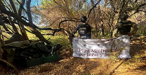 SSP desactiva 48 artefactos explosivos improvisados tras operativo en Apatzingán