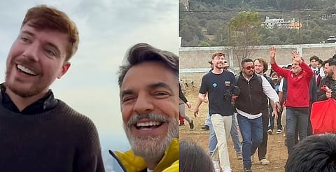 “Se vienen cositas”: MrBeast y Derbez desatan rumores tras visita en Edomex