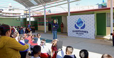 Adolfo Torres fortalece la conciencia hídrica en la infancia con Guardianes del Agua