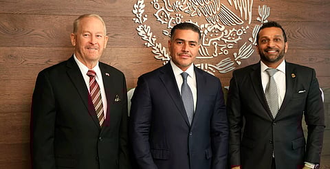 SSPC y FGR sostienen encuentros con el director del FBI para fortalecer seguridad bilateral