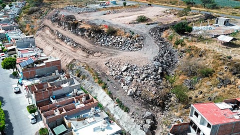 Obras Públicas estabiliza talud en La Piedad para proteger a más de 13 mil habitantes