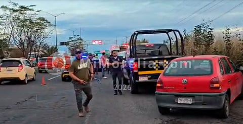 Dos accidentes viales en avenida Madero dejan una persona lesionada en Morelia