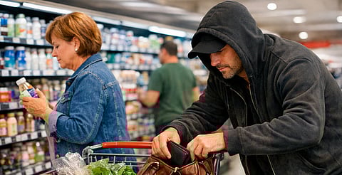 Alertan por robos en supermercados: distraen a clientes para sustraer carteras