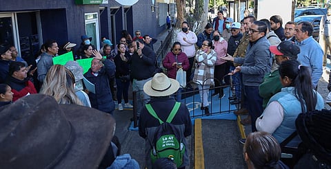 Con disposición al diálogo por parte del OOAPAS, habitantes se manifiestan y afectan a usuarios de forma directa
