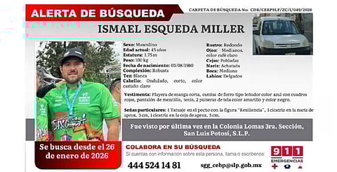 Localizan al nieto de Lucha Villa reportado como desaparecido en SLP