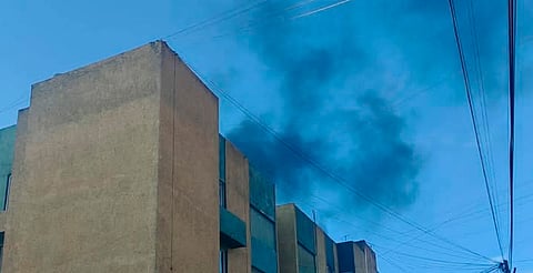 Reportan incendio en edificio de departamentos en Fovissste Acueducto, Morelia