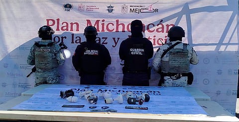 Cámaras de vigilancia ilegales aseguradas en Jacona: SSP