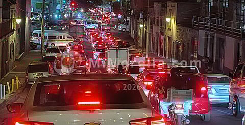 Tráfico, obras urbanas y más elevan el estrés vial de automovilistas en Morelia