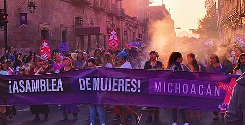 ¡No llegamos todas!’: Mujeres convocan a marcha feminista en Morelia