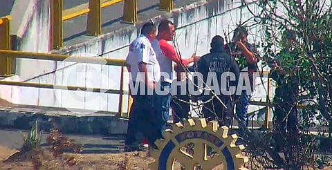 Aplican protocolo de crisis por mujer vulnerable en distribuidor vial de Morelia