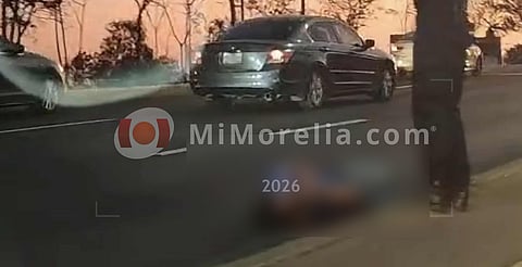 Atropellan a hombre al amanecer en el Libramiento de Morelia