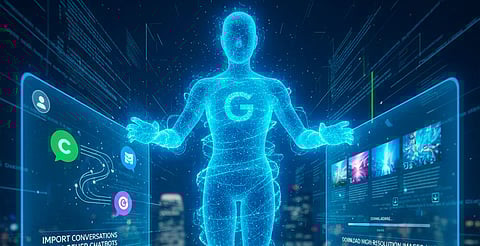 Google alista función para migrar chats de IA a Gemini