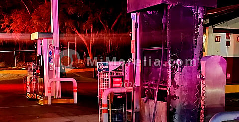 Incendian gasolinera y balean Oxxo en Cuitzeo