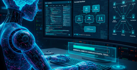 La IA desarrolla páginas web y aplicaciones completas