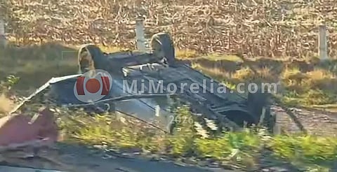 Chocan 6 autos en la Pátzcuaro-Morelia