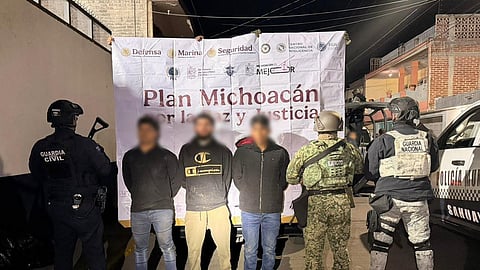 Tres detenidos en Jiquilpan, ligados a disparos contra la alcaldía