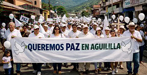 Marcharán por la paz en Aguililla