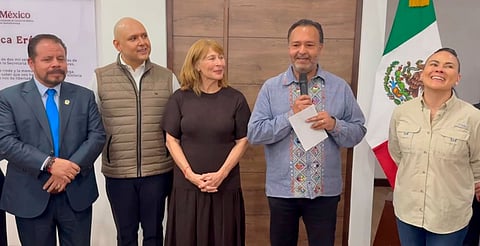 Se presentó el mural de O’Gorman, fotos, artesanías, gastronomía y danzas del municipio