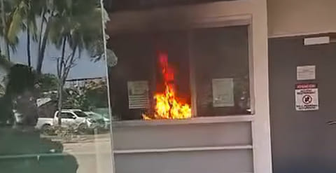 Vinculan a proceso a dos presuntos responsables de prenderle fuego a un Banco del Bienestar de Zacapu