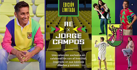 Jorge Campos lanza colorida colección con American Eagle; así se ve