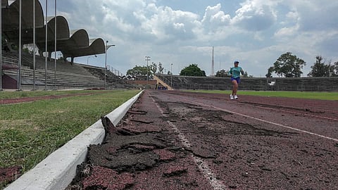 Pista del “Venusiano”, apenas usable; usuarios denuncian abandono