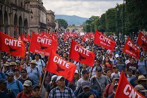 Alistan marcha estatal en Michoacán; estas son las exigencias de la CNTE