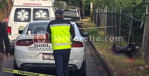 Motociclista sufre mortal accidente en la Tacámbaro-San Antonio de Viña 