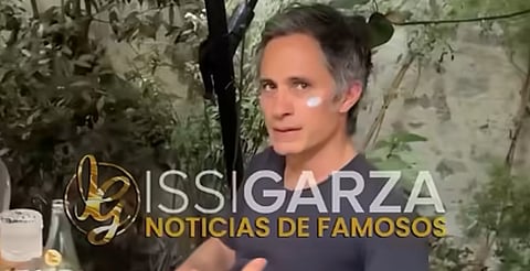 Gael García se molesta con fan por grabarlo; "pero pues eres una figura", ataja fan