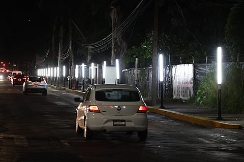 ¡Nueva iluminación! Así se ve ahora la avenida Ventura Puente de Morelia