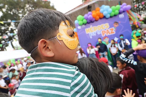 Festival de la Niñez ‘Héroes por la Paz’ lleva alegría a Capula