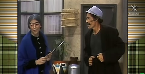 Reaparece "Doña Eduviges" de El Chavo del 8 y sigue radiante
