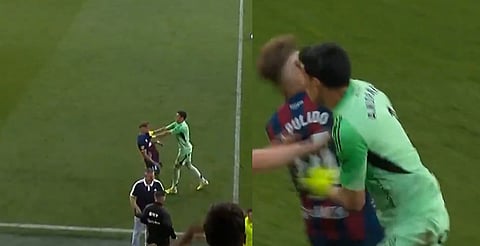 ¡Pierde el control! Exportero de Rayados suelta puñetazo y provoca caos en la cancha [VIDEO]