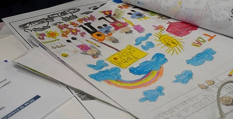 CEDH revisa dibujos infantiles para detectar posibles casos de violencia en niños