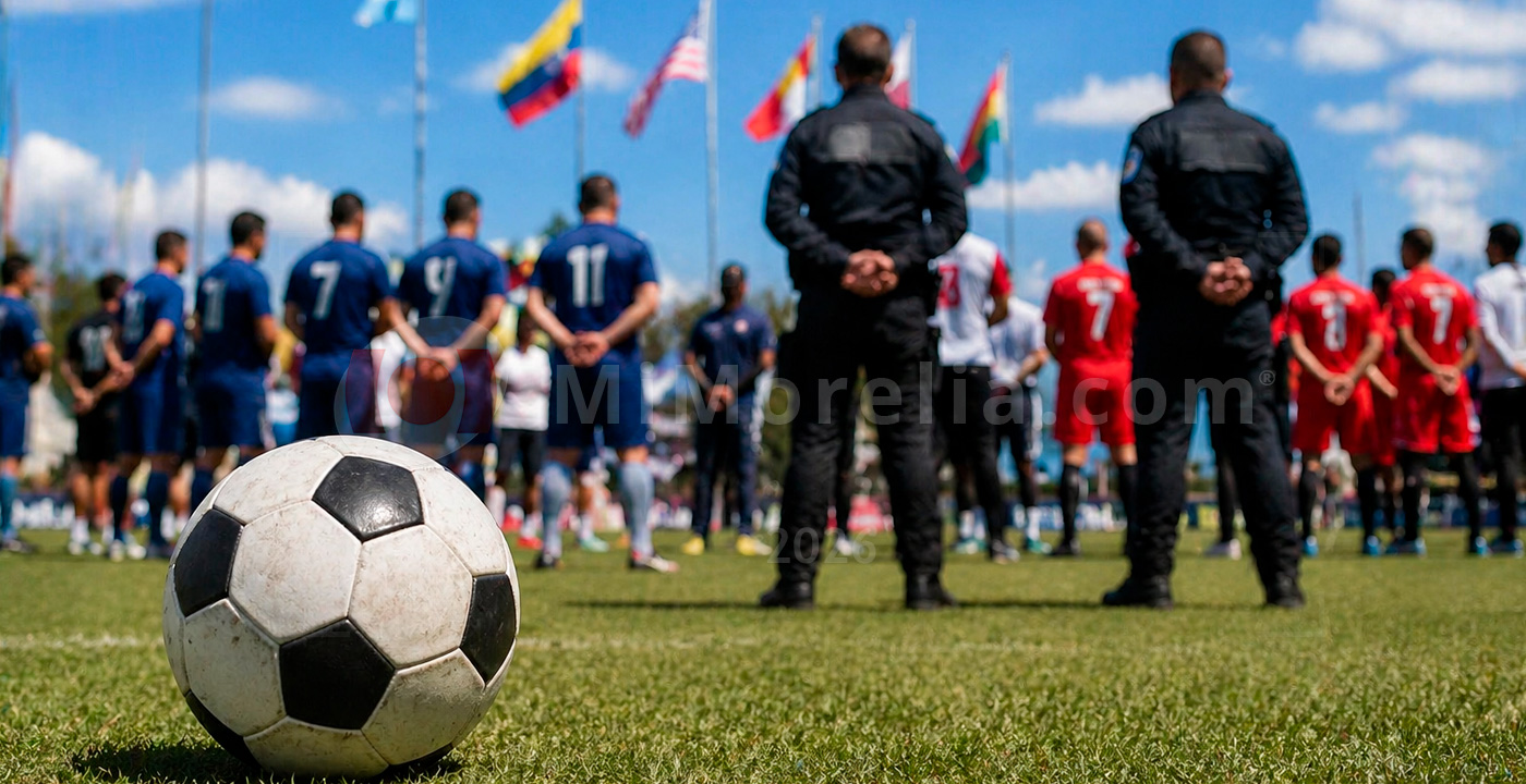 Michoacán será sede del Mundial de Fútbol Policías y Bomberos