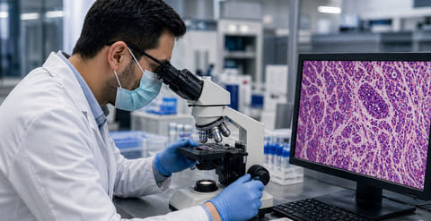 Entre el microscopio y la vida: el estudio que define cada decisión médica