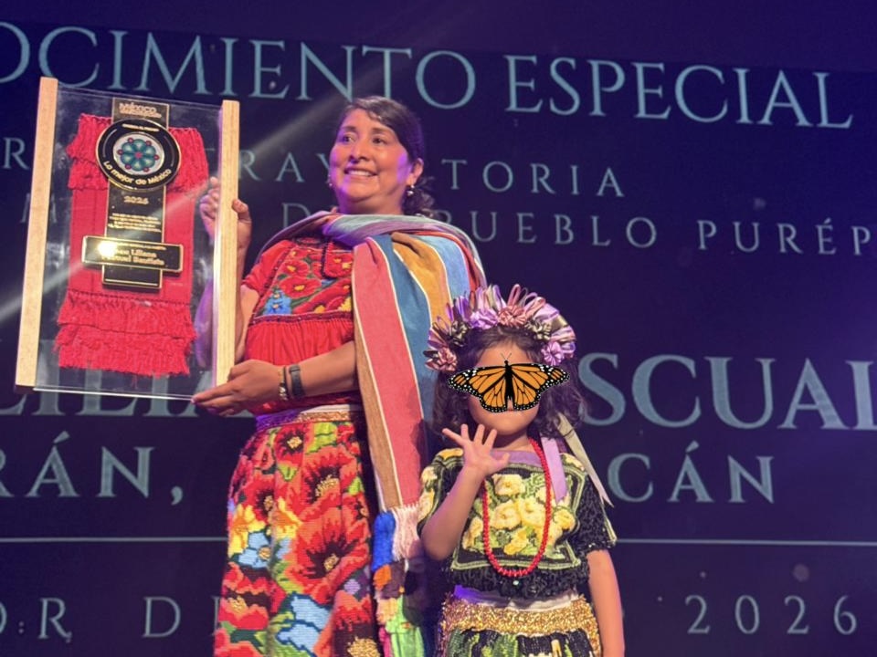 Reconocen a artesana purépecha en ‘Lo Mejor de México’