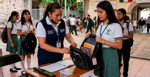 CEDH elabora protocolo para revisión de mochilas en escuelas