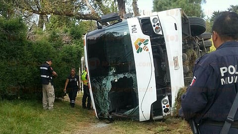 Las víctimas fueron canalizadas a un hospital, donde quedaron internadas
