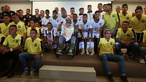 También estuvo presente Sergio García Malfavón, judoca michoacano, seleccionado nacional de su especialidad