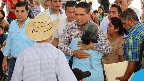 El mandatario michoacano en Cenobio Moreno (Foto: ACG) Ilustrativa
