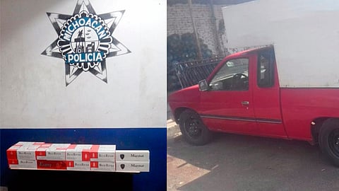 Los dos tripulantes de la camioneta fueron detenidos