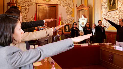 
La toma de protesta estuvo encabezada por Ana Cristina Prado (Foto ACG)