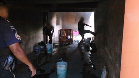 La intervención oportuna evitó el fuego se propagara (Foto: RED 113)